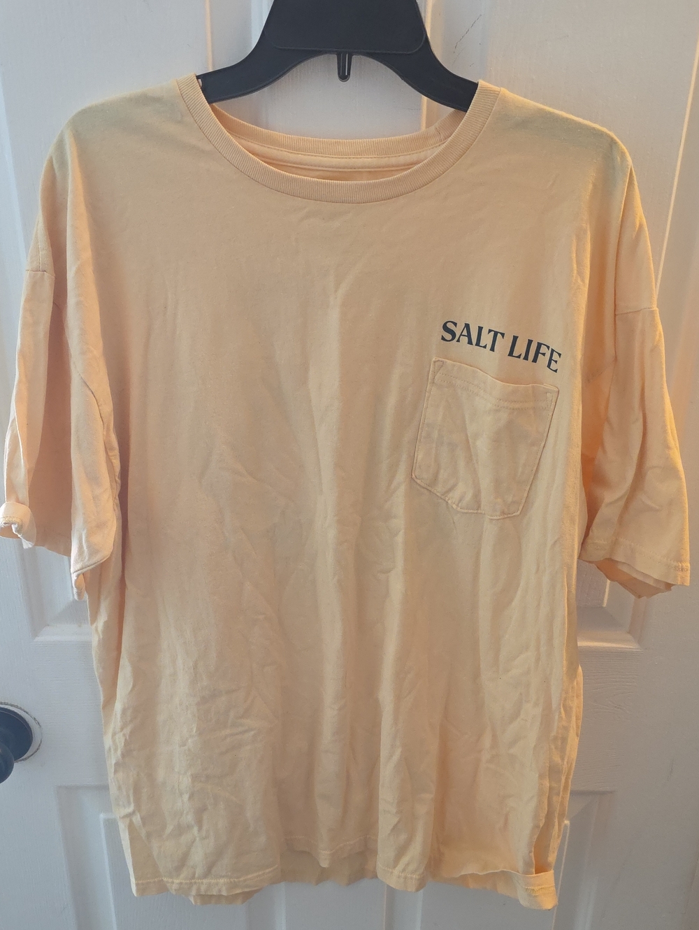 Salt Life Men's Short Sleeve Pocket Tee in Yellow